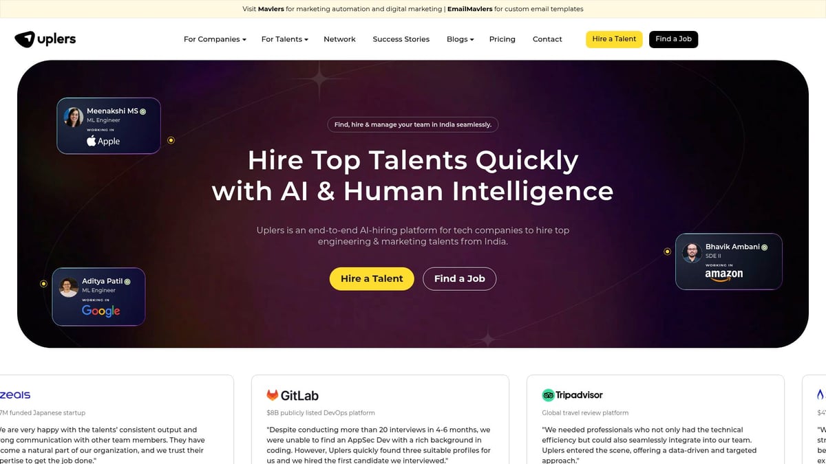 7 Essential Affordable Web Development Company Picks for 2025 - Uplers