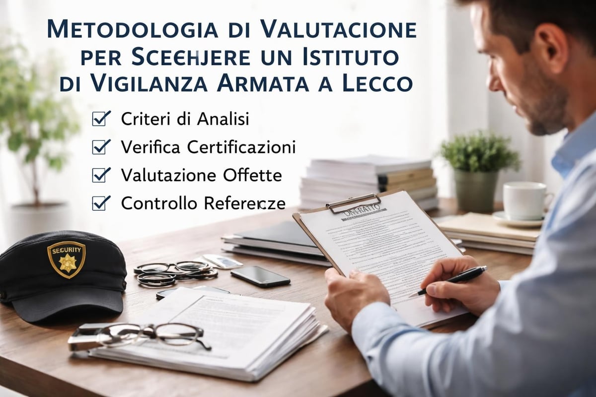 Processo di selezione fornitori vigilanza