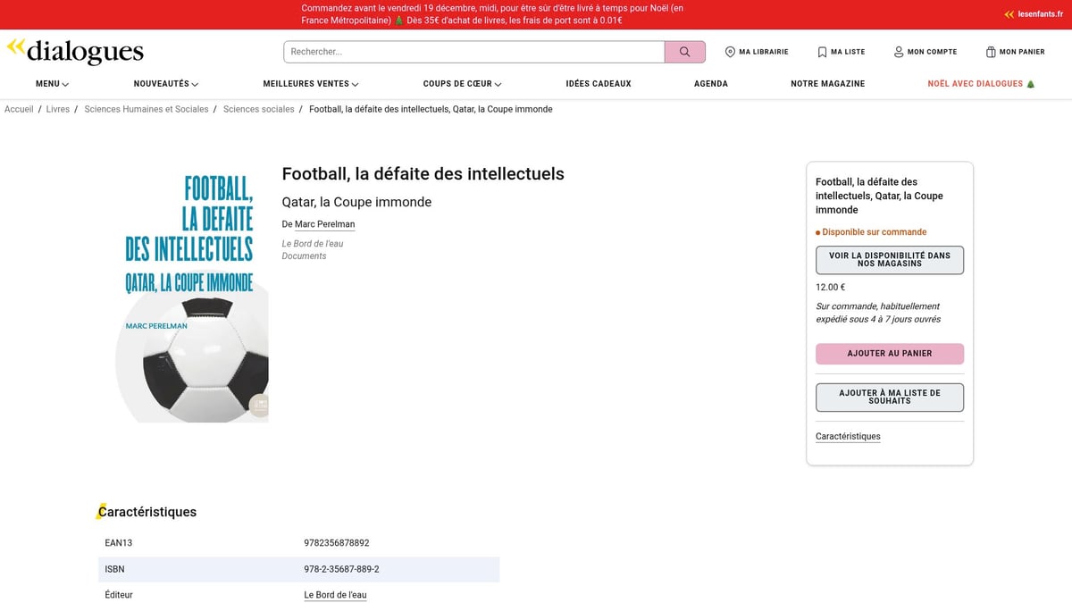 8 Incontournables Livre Sur Football À Lire En 2026 - Football, la défaite des intellectuels, Qatar, la Coupe immonde