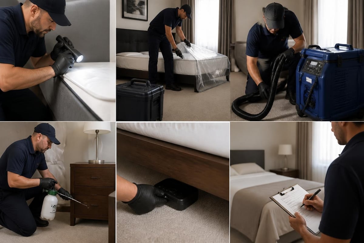 Top Exterminators: How to Choose the Best Pest Control 2 Bed bug treatment process