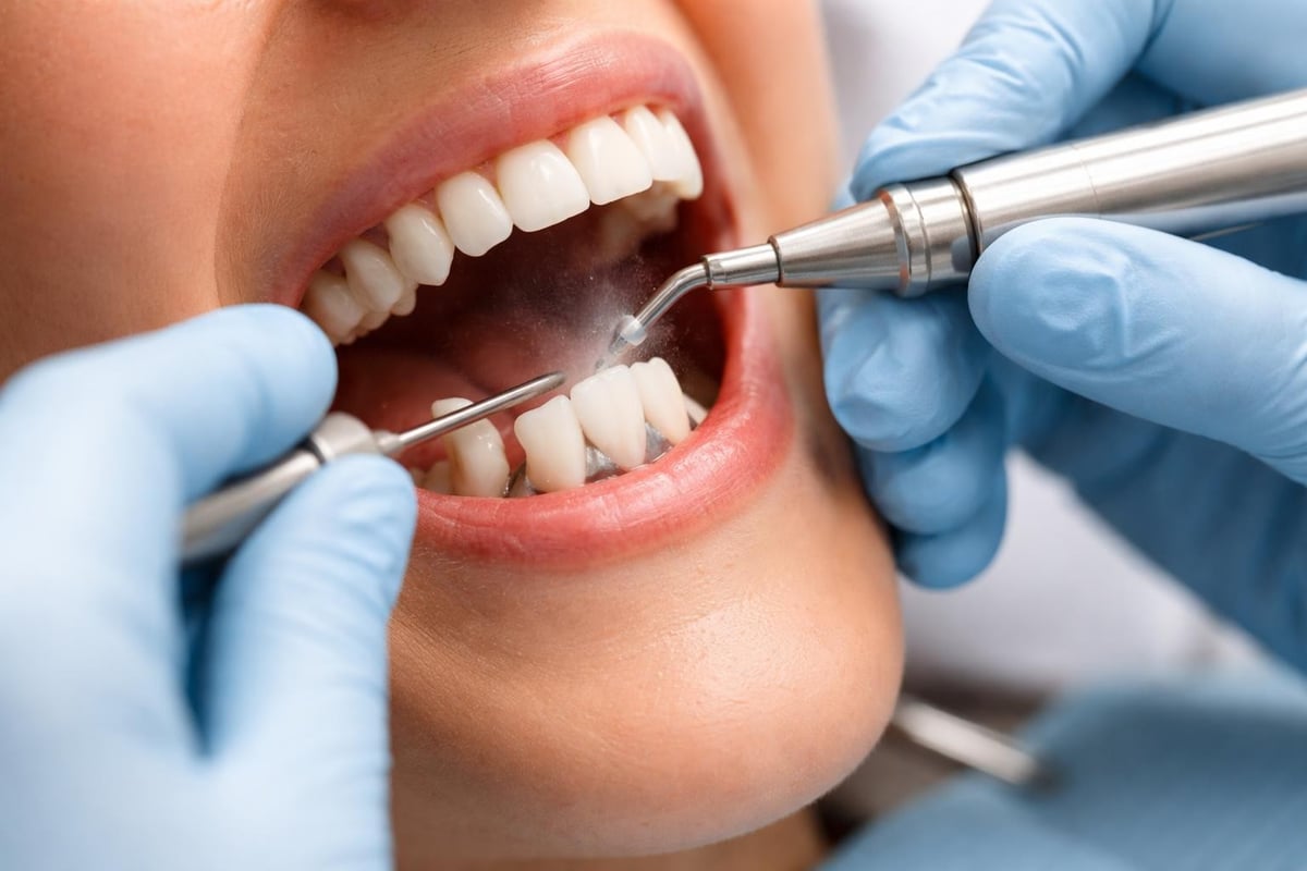 Professional dental implant maintenance