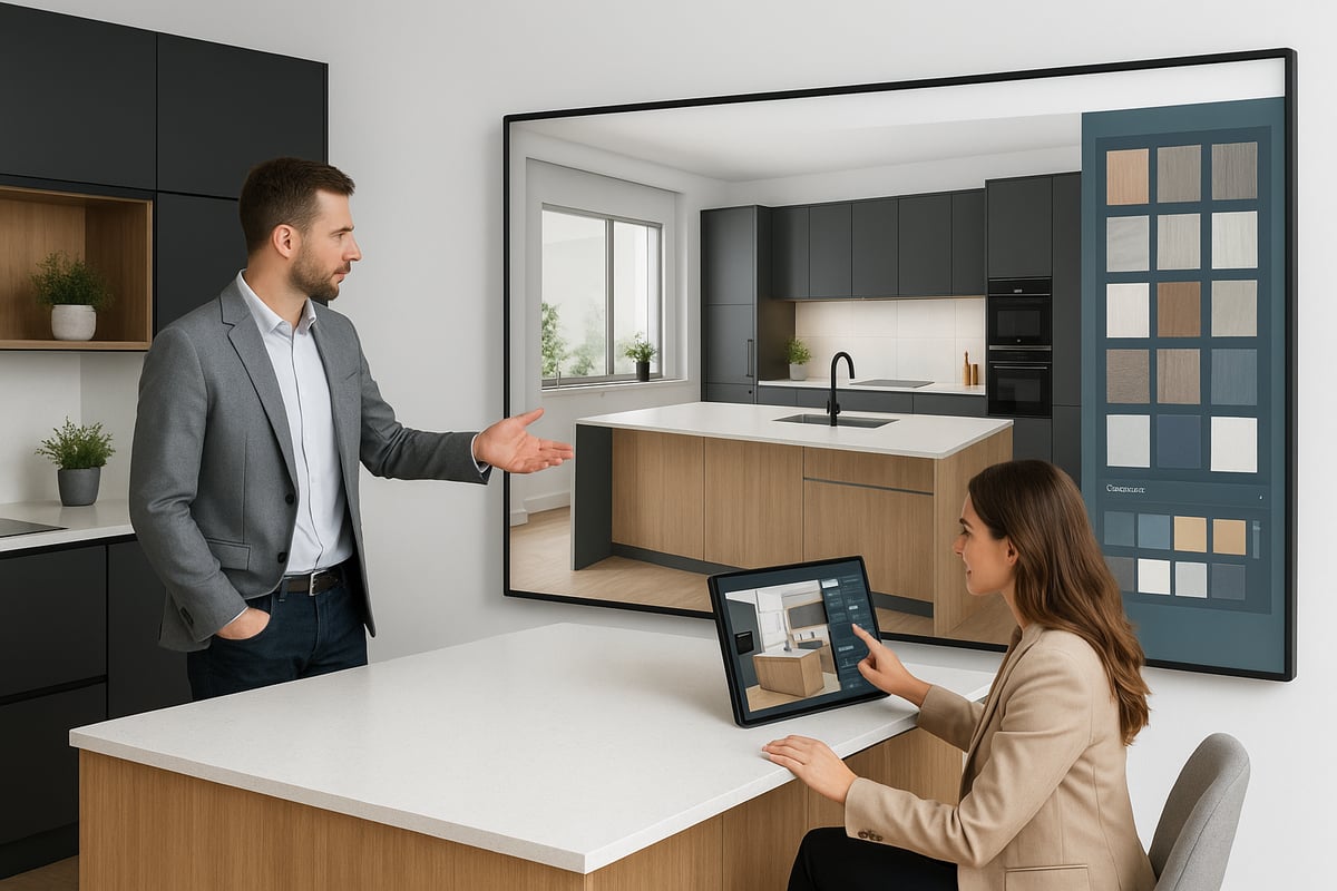 2025 Kitchen Design Trends in 3D Visualization