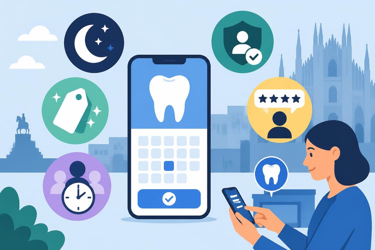 Vantaggi prenotazione dentista online