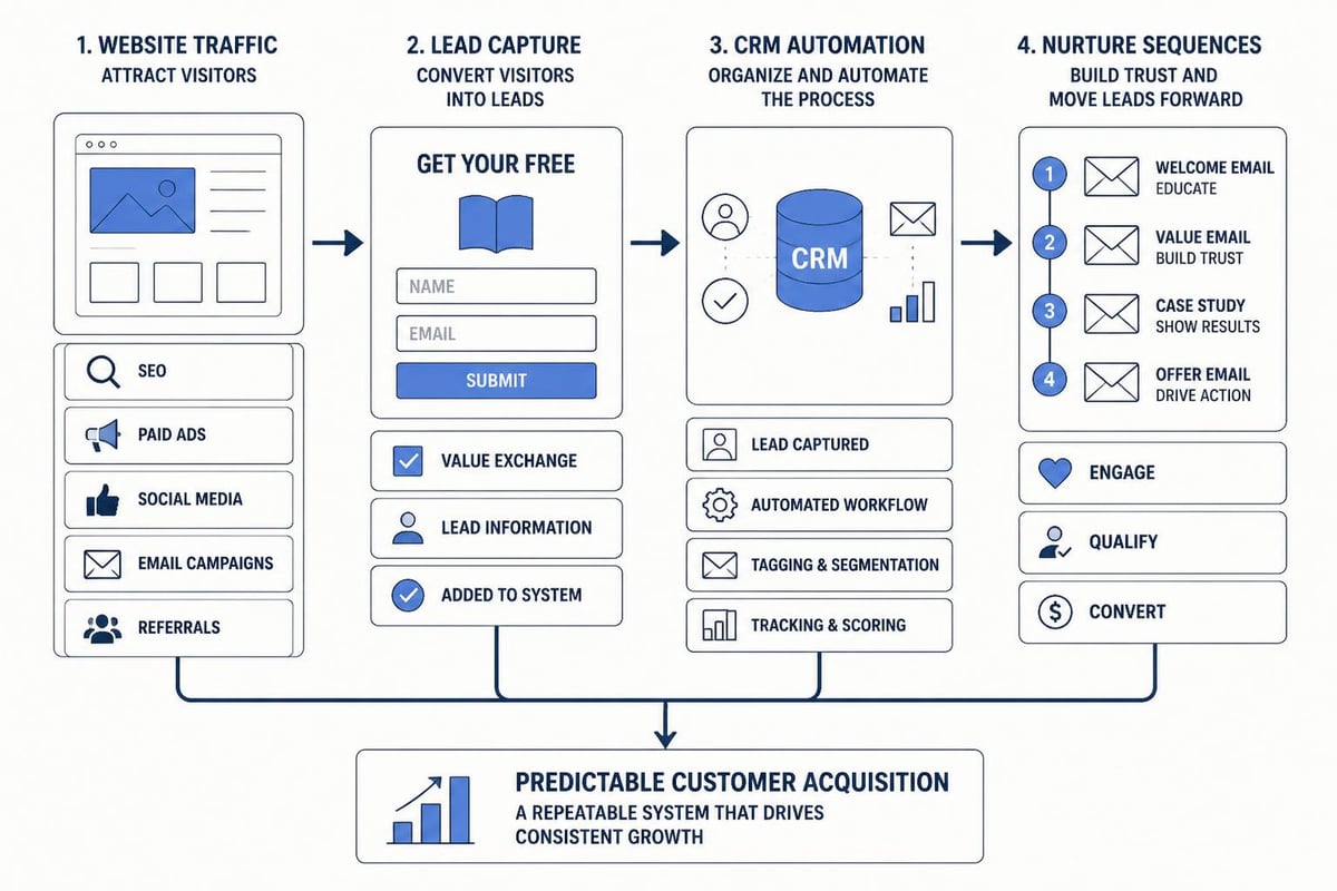 Web growth infrastructure