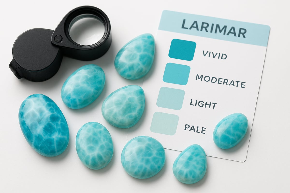 How Larimar Is Graded: Quality, Color, and Value