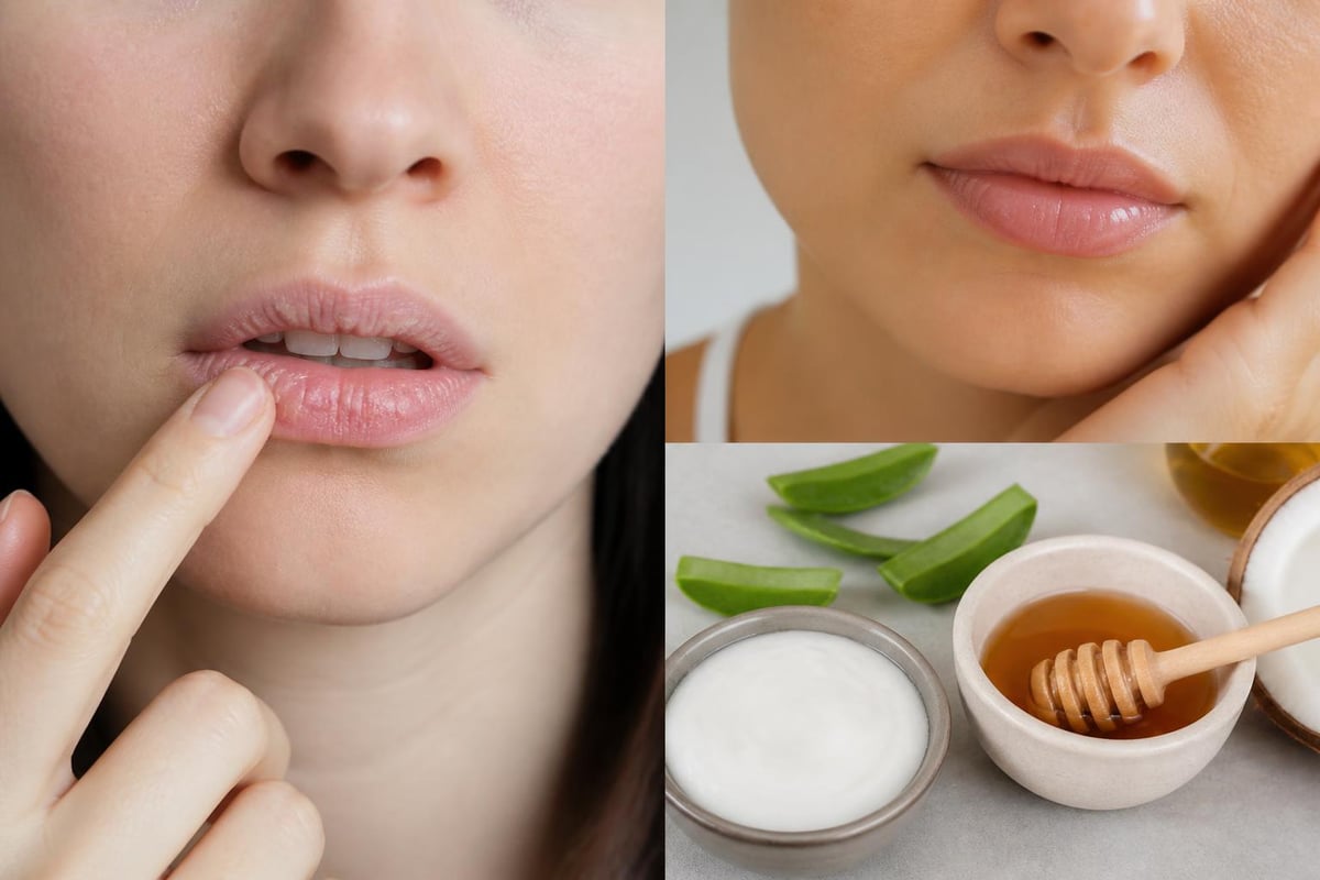 Lip moisture barrier function