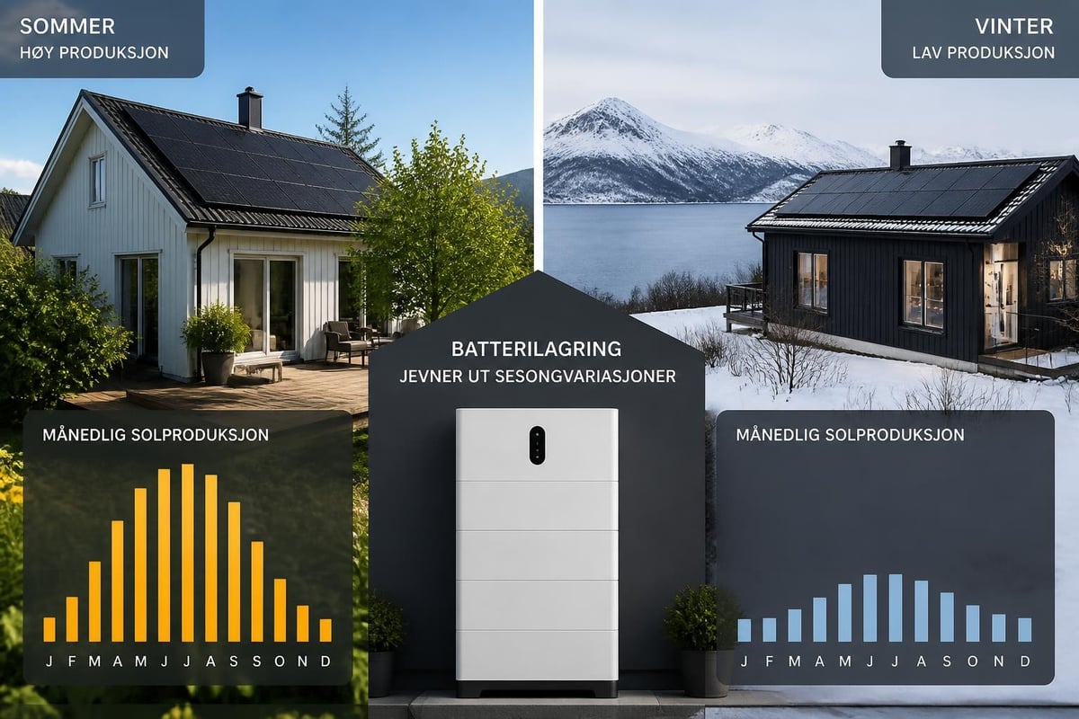 Solenergi gjennom årstidene