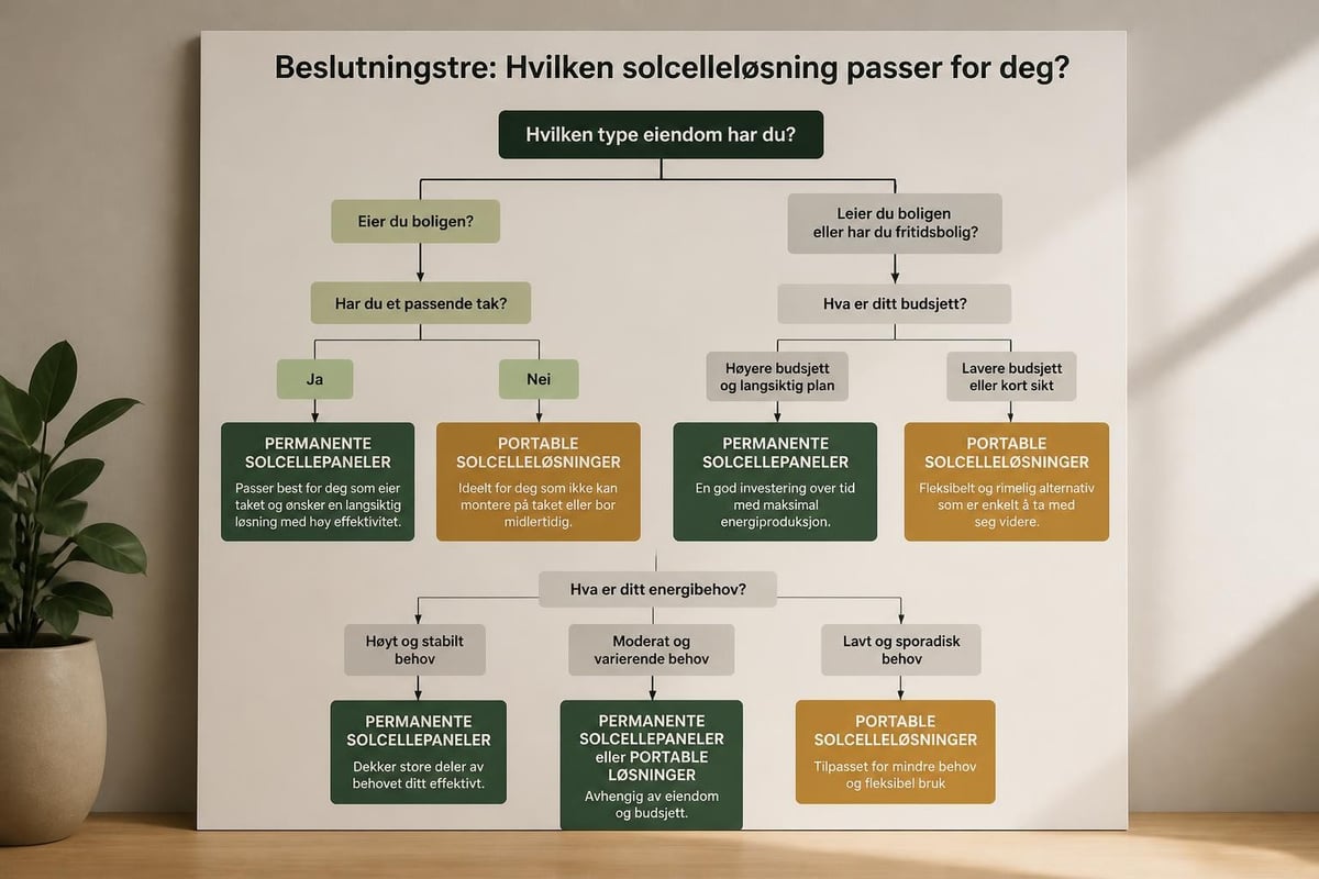 Valg av solcelleløsning