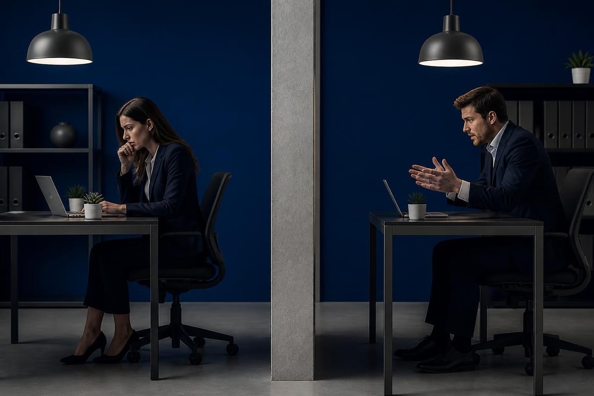 Vertrieb und Marketing Silos