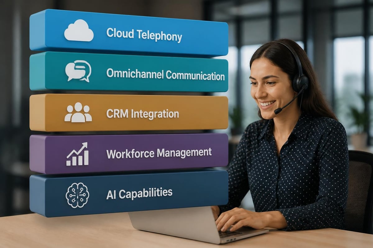 Virtual contact center technology stack