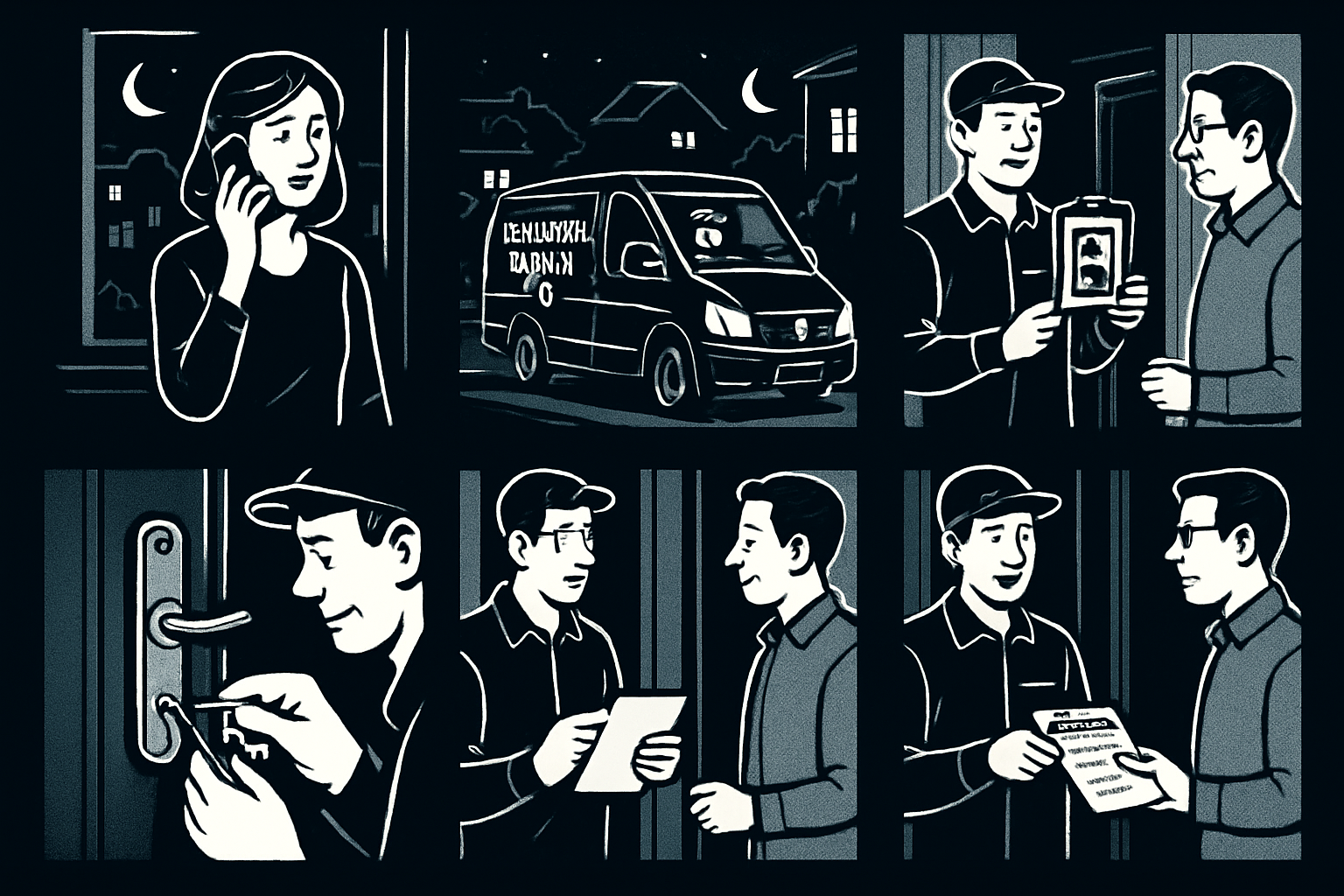 Ablauf einer Türöffnung: Schritt-für-Schritt-Anleitung