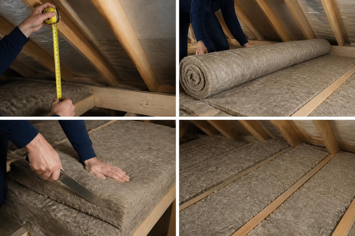Roof blanket installation technique