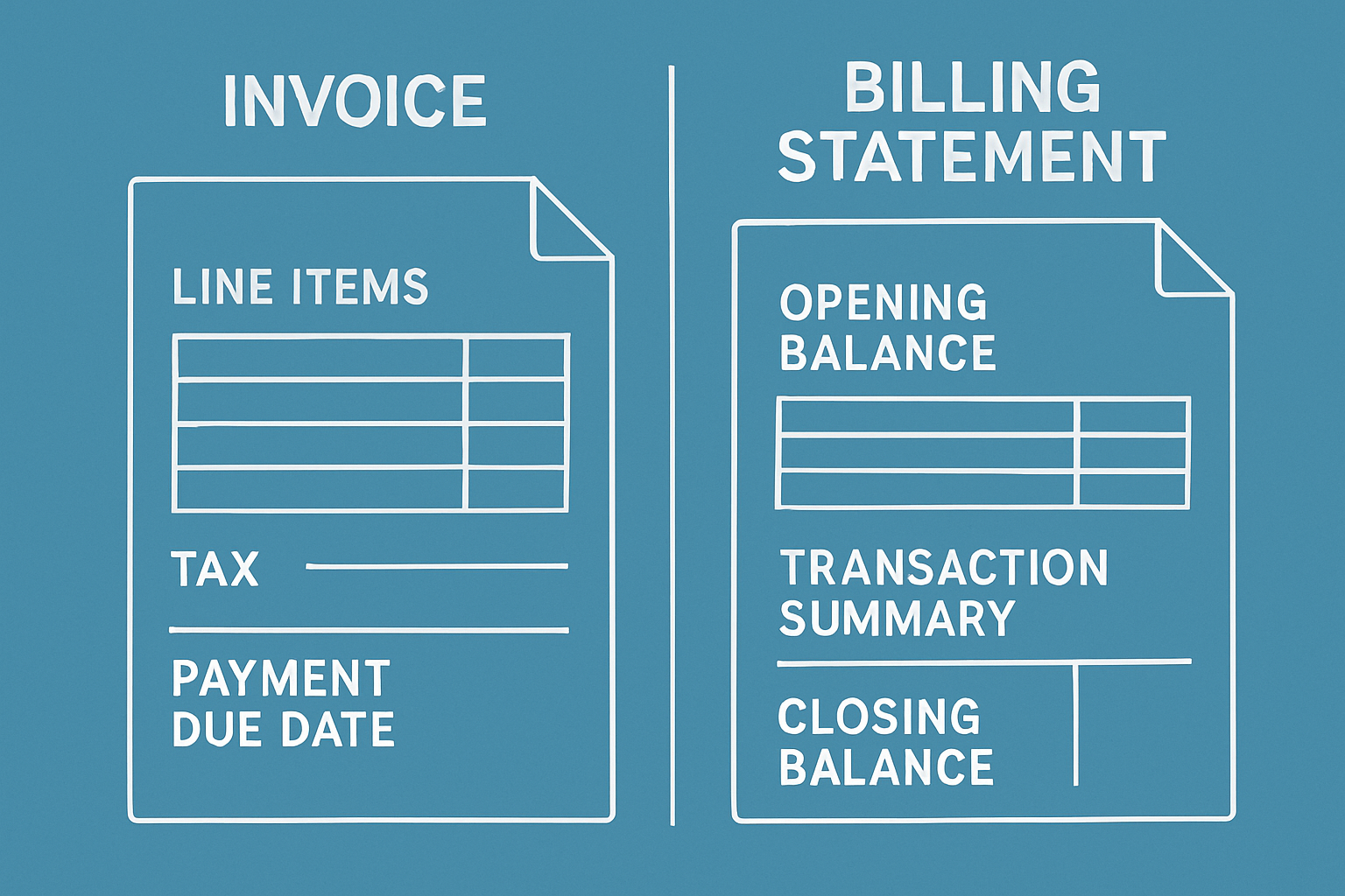 Invoice vs. Billing Statement: Key Differences Explained