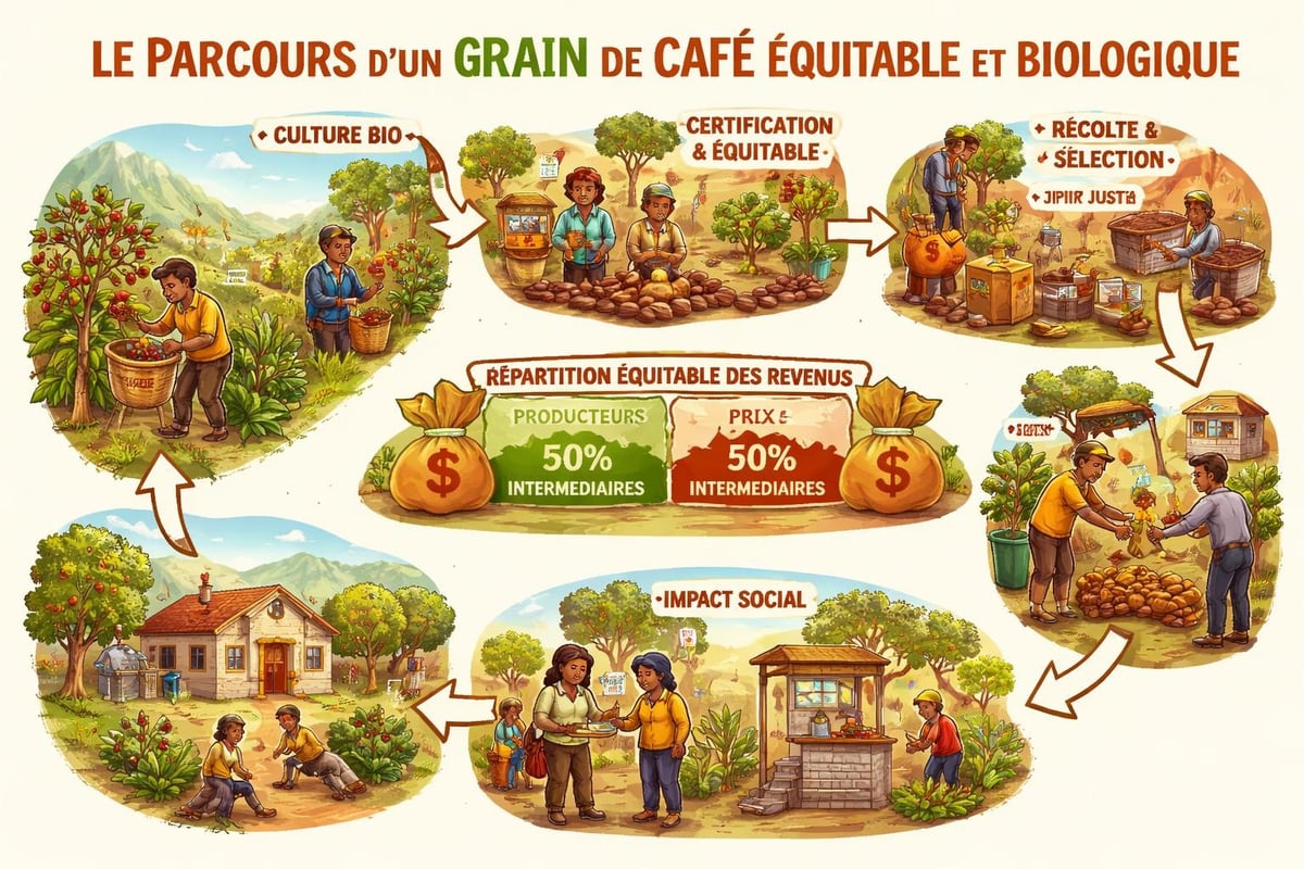 Chaîne de valeur du café équitable