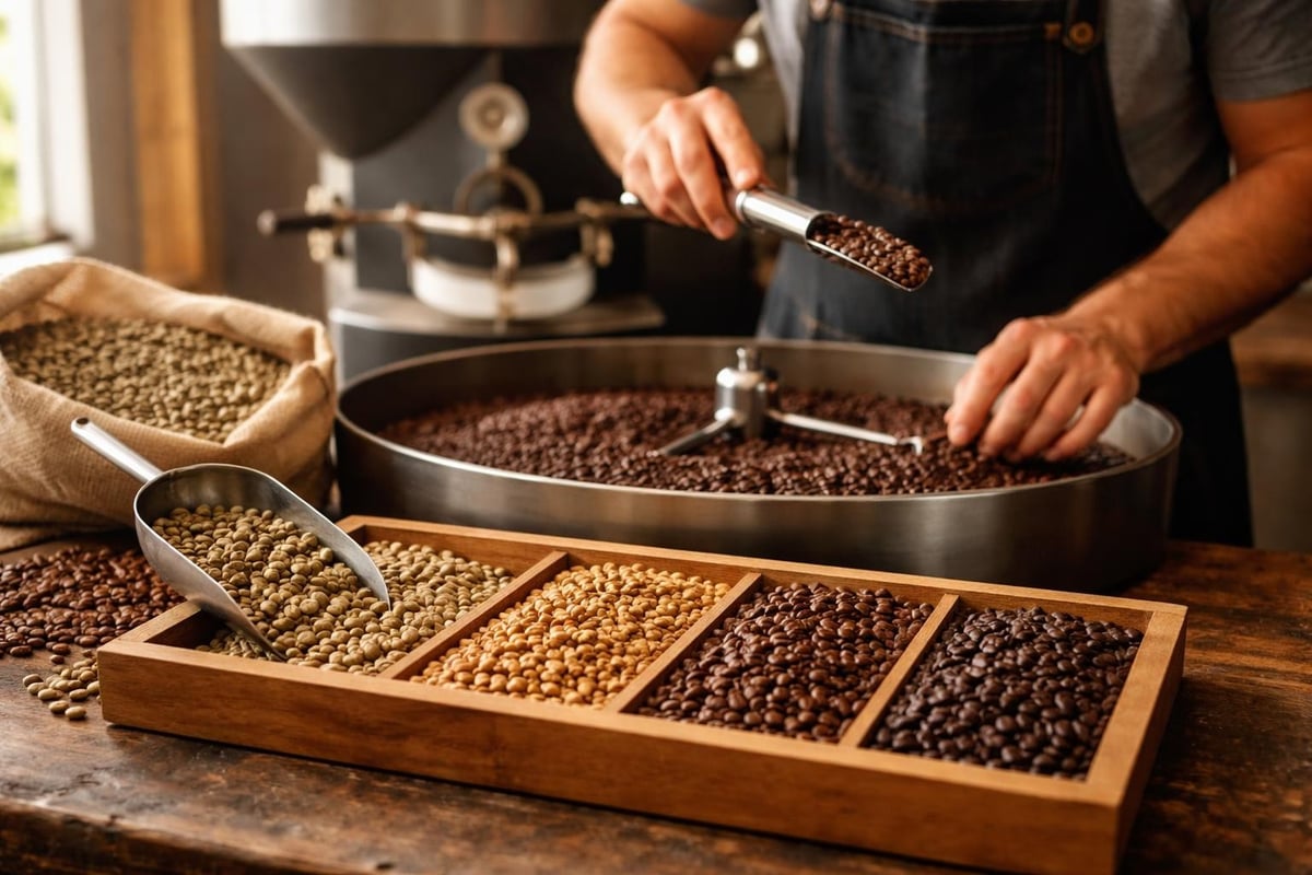 Coffee roasting process