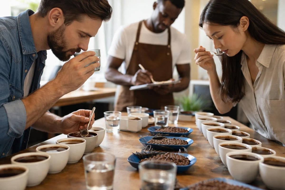 Coffee tasting experience