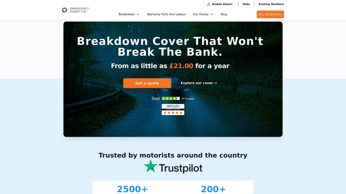 9 Best Car Breakdown Cover Companies to Trust in 2025 - Emergency Assist