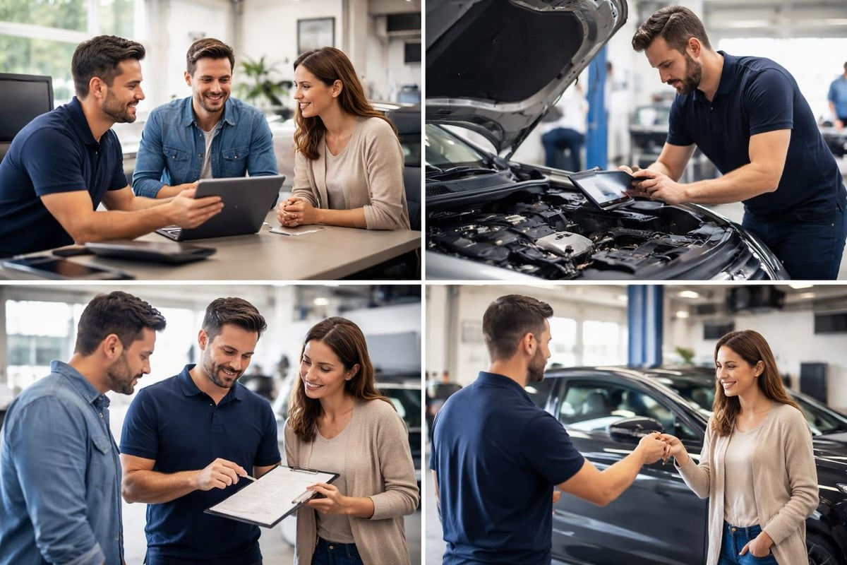 Personalized Volkswagen service workflow