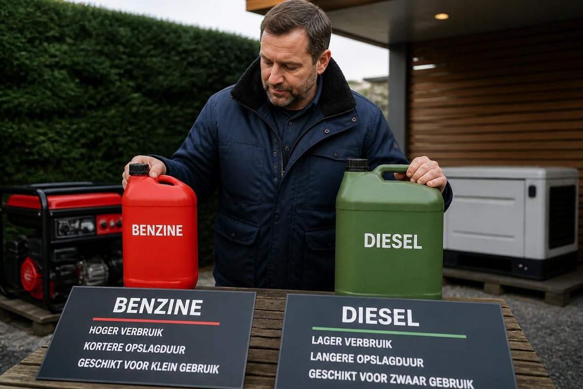 Brandstofopties voor noodstroomaggregaten