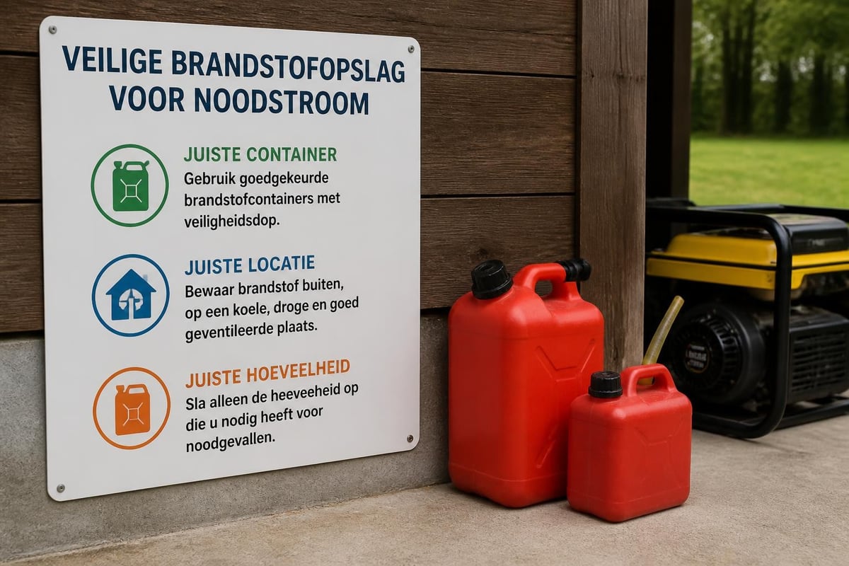 Veilige brandstofopslag tips