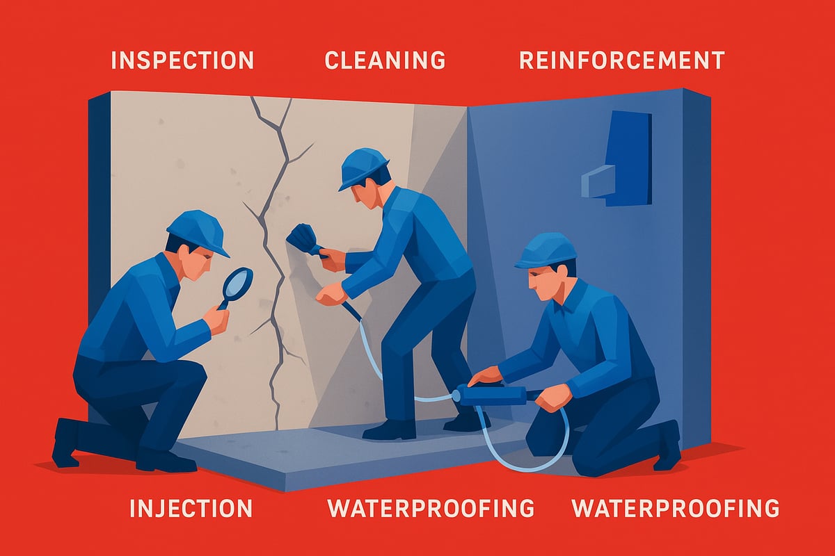 Step-by-Step Guide: How to Repair Basement Cracks in 2026