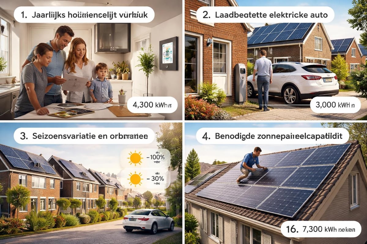 Berekening zonnepanelen capaciteit