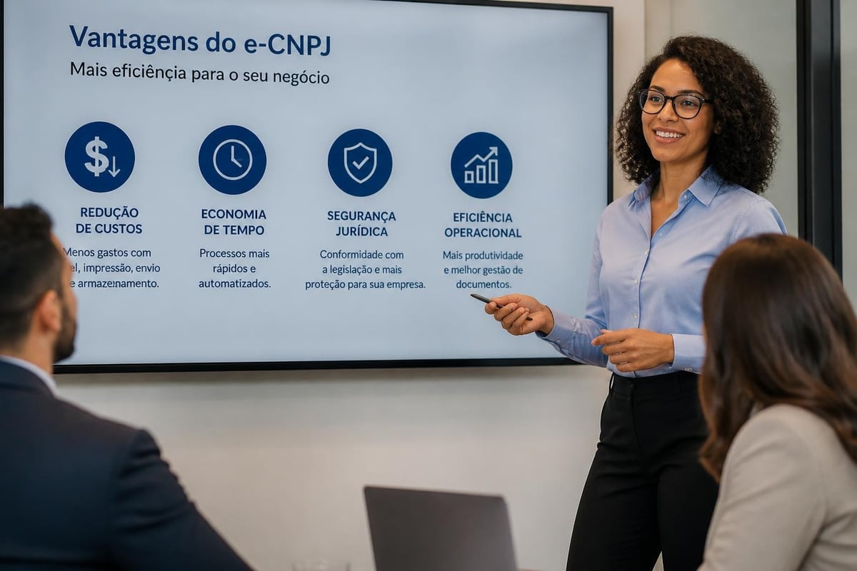Benefícios comparativos do e-CNPJ