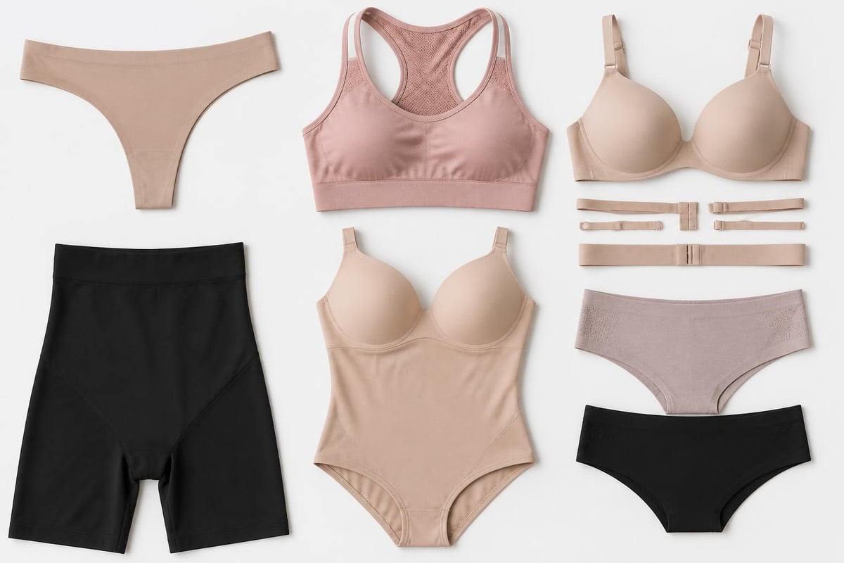 Essential lingerie wardrobe categories