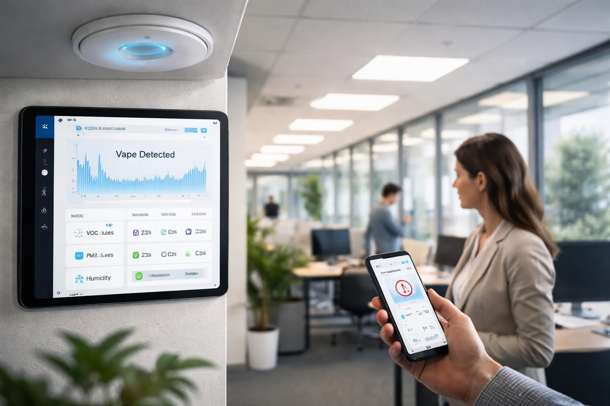 Workplace vape monitoring