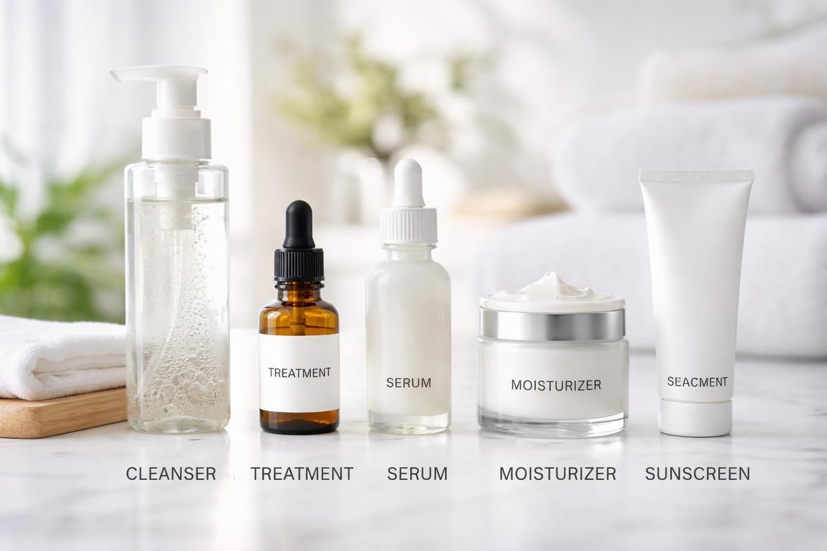 Maintenance skincare layering