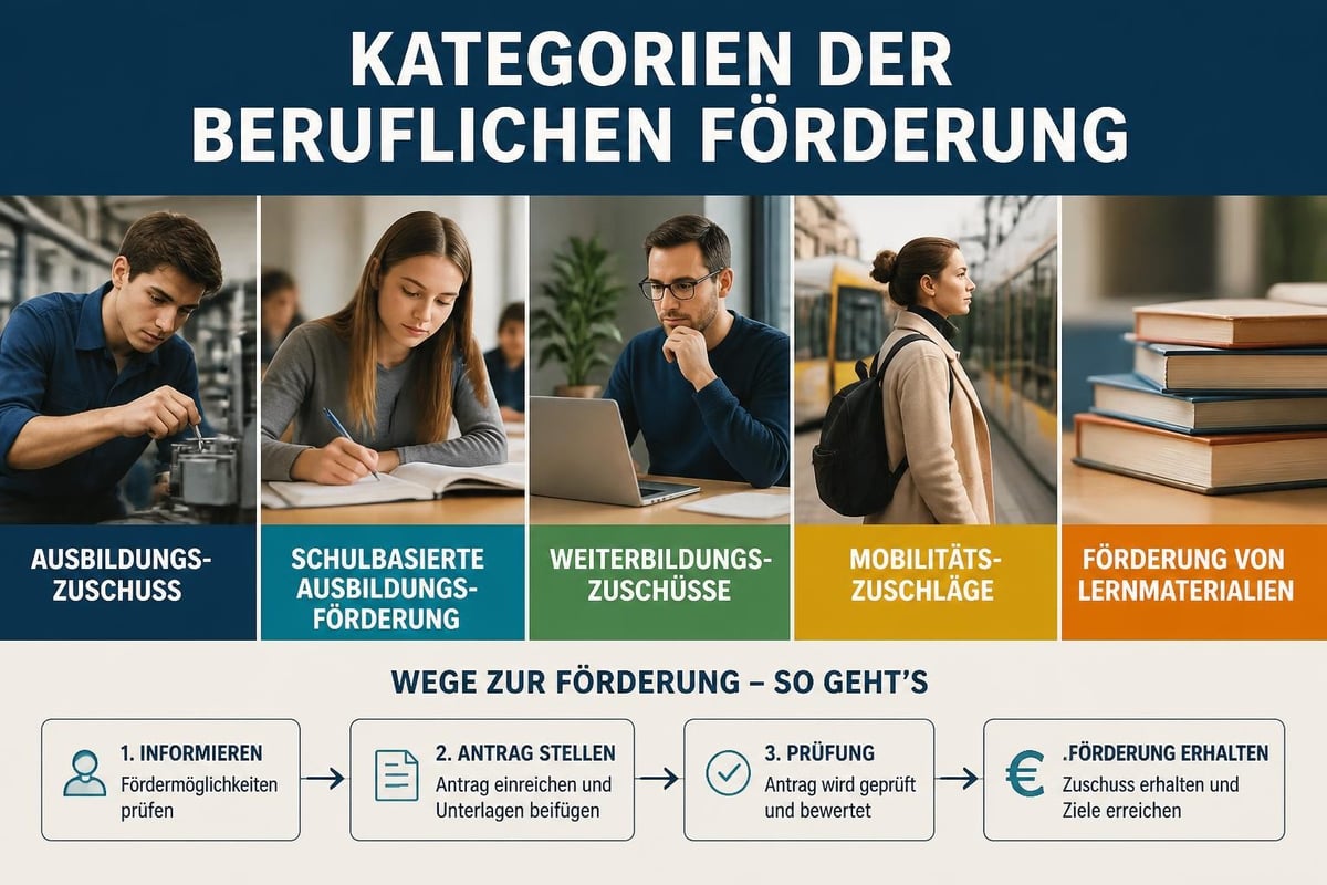 Arten von Ausbildungsbeihilfen