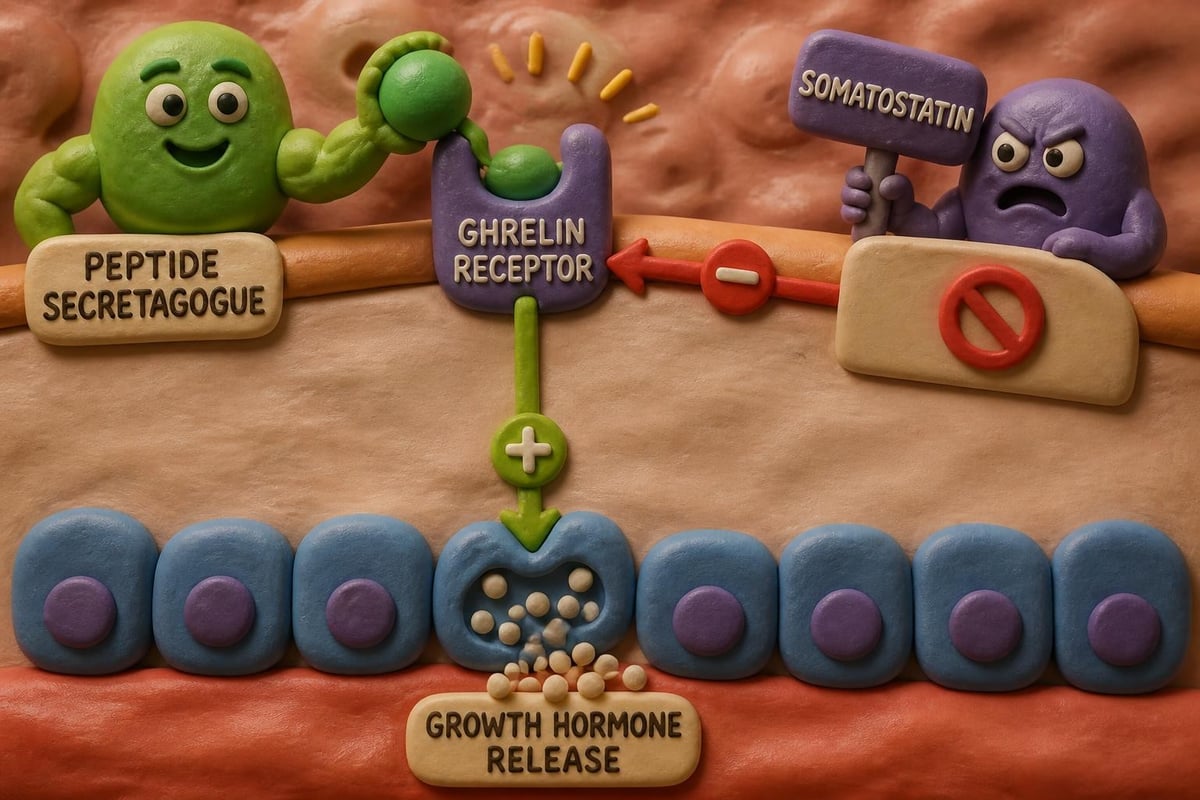 Growth hormone secretagogue mechanisms