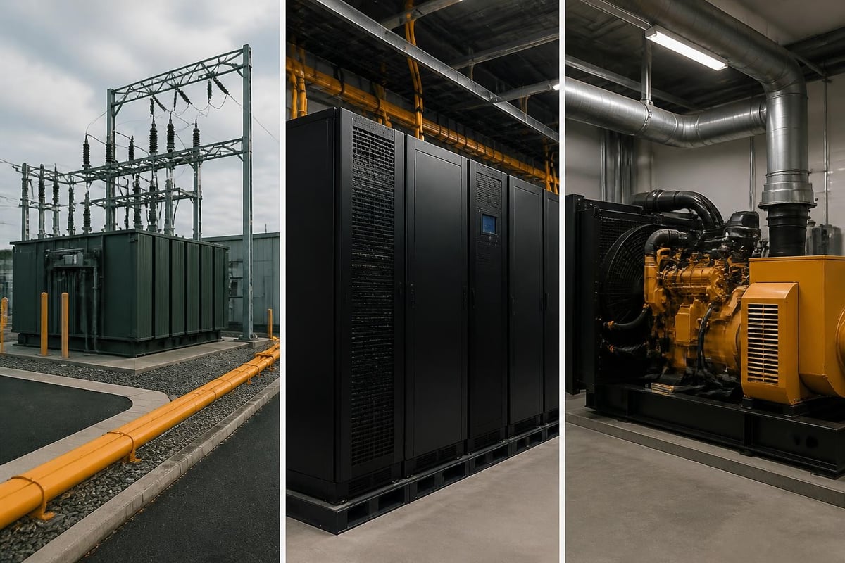 Data center power redundancy systems