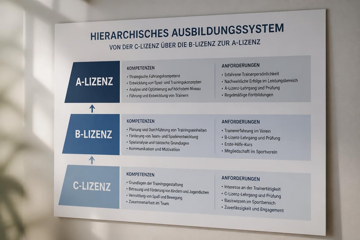 Lizenzstufen im Trainerbereich