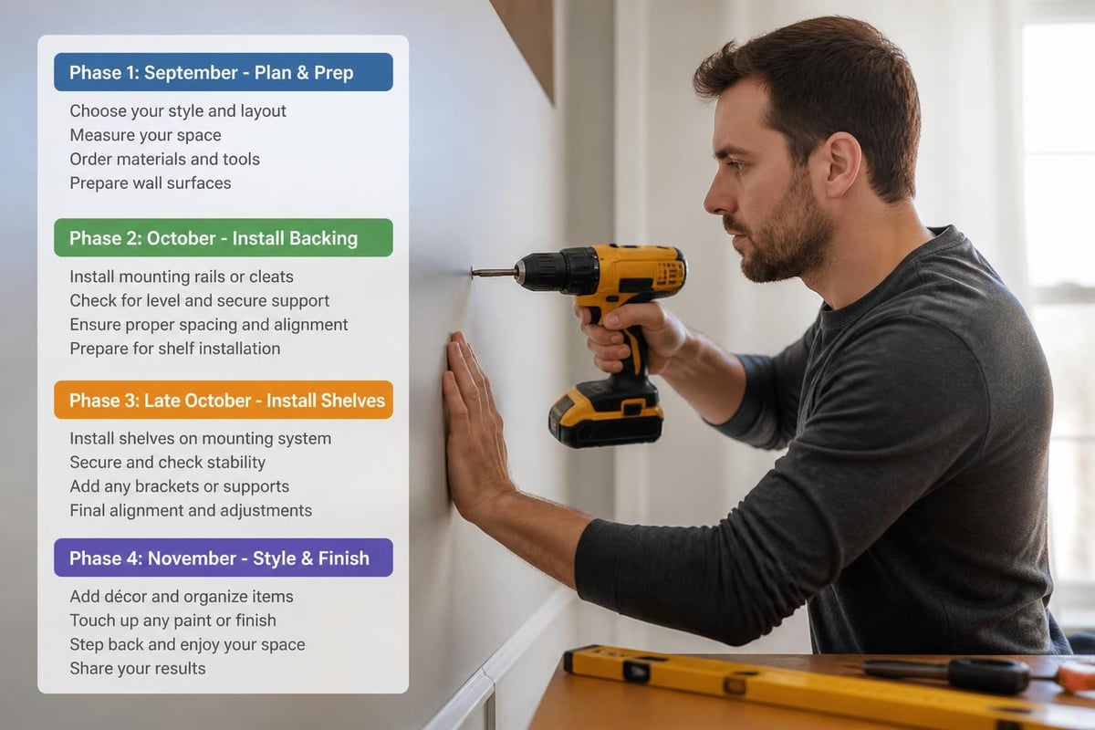 DIY Christmas light installation planning phases
