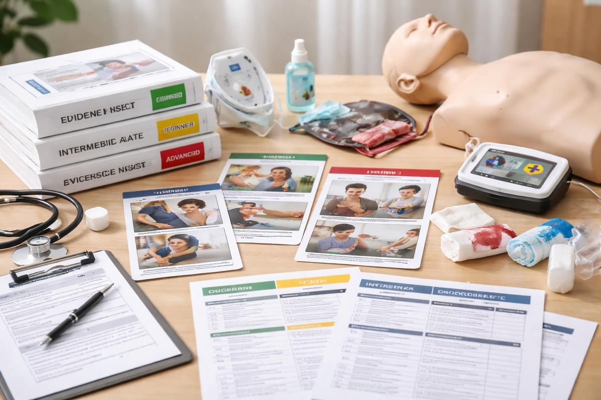 First aid content development framework