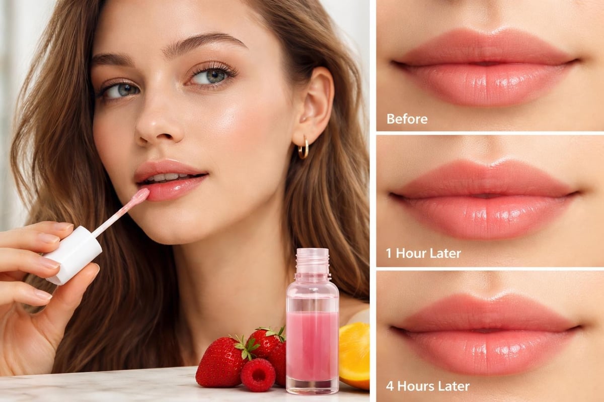 Lip oil tint and hydration