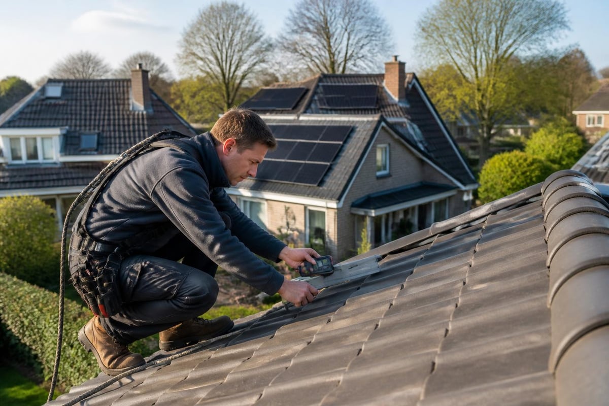 Dakgeschiktheidsanalyse voor zonnepanelen