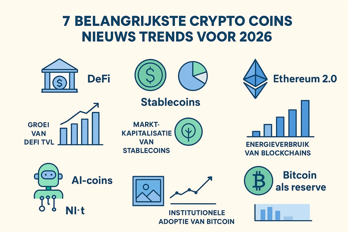 7 Essentiële Crypto Coins Nieuws Trends Voor 2026