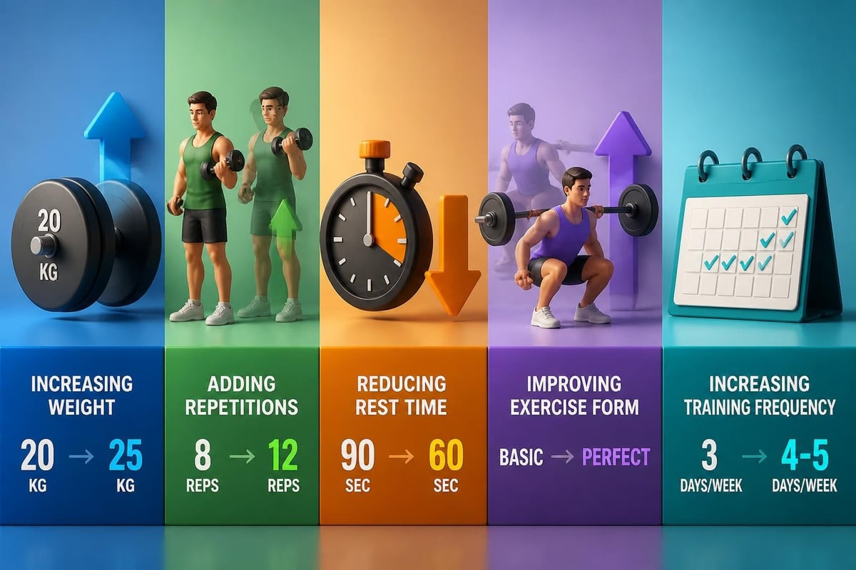 Progressive overload methods