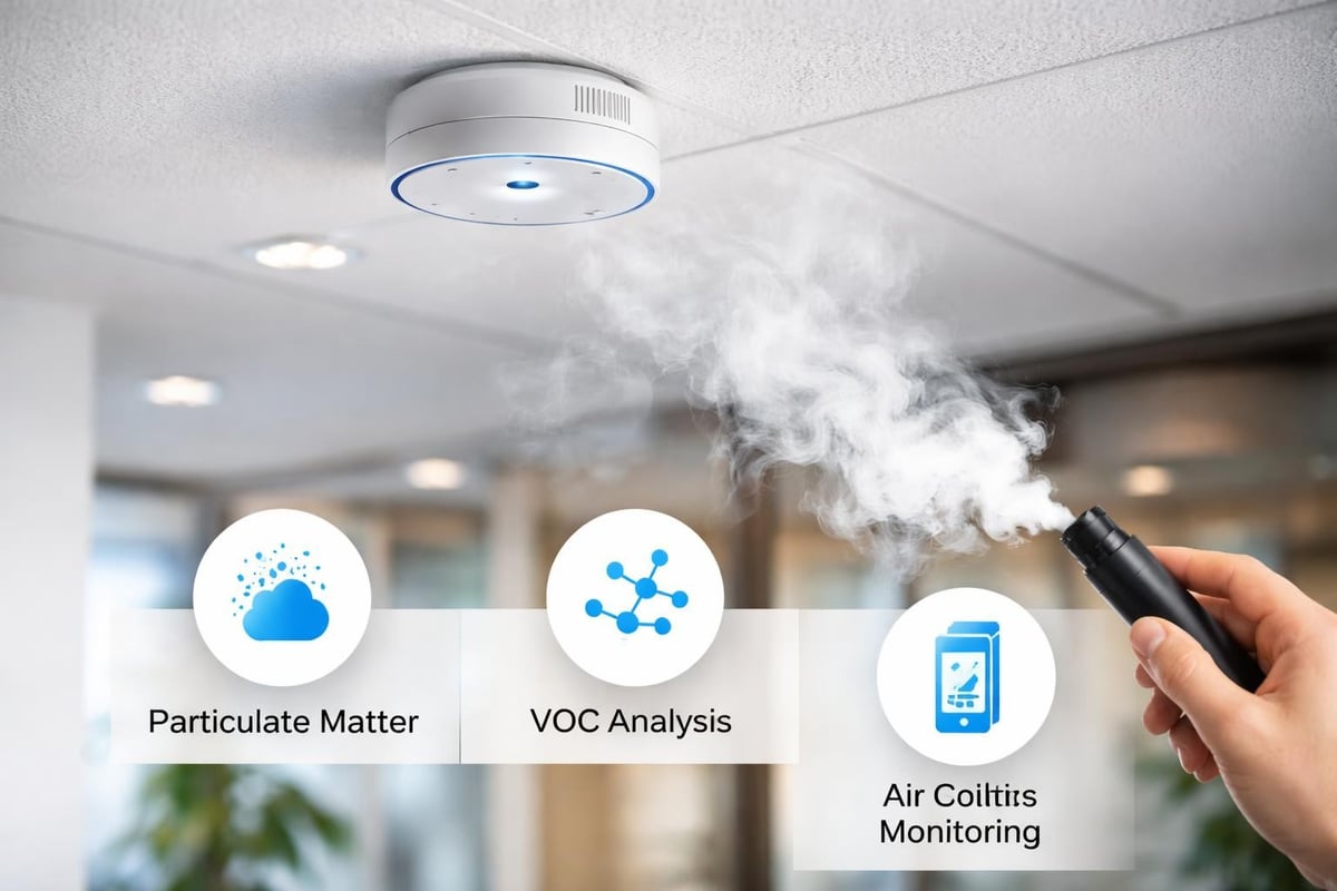 Vape alarm sensor components