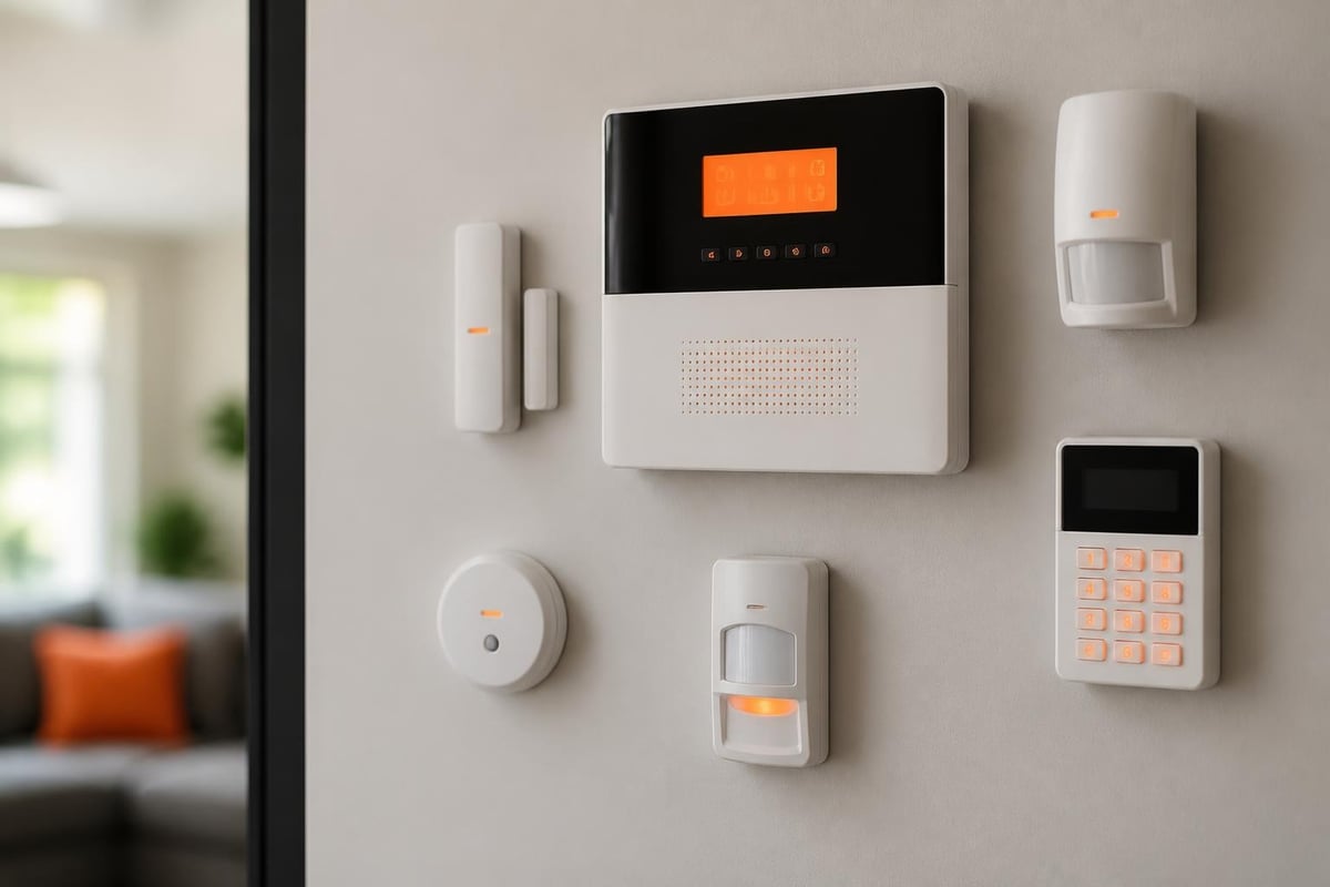 Commercial alarm system components