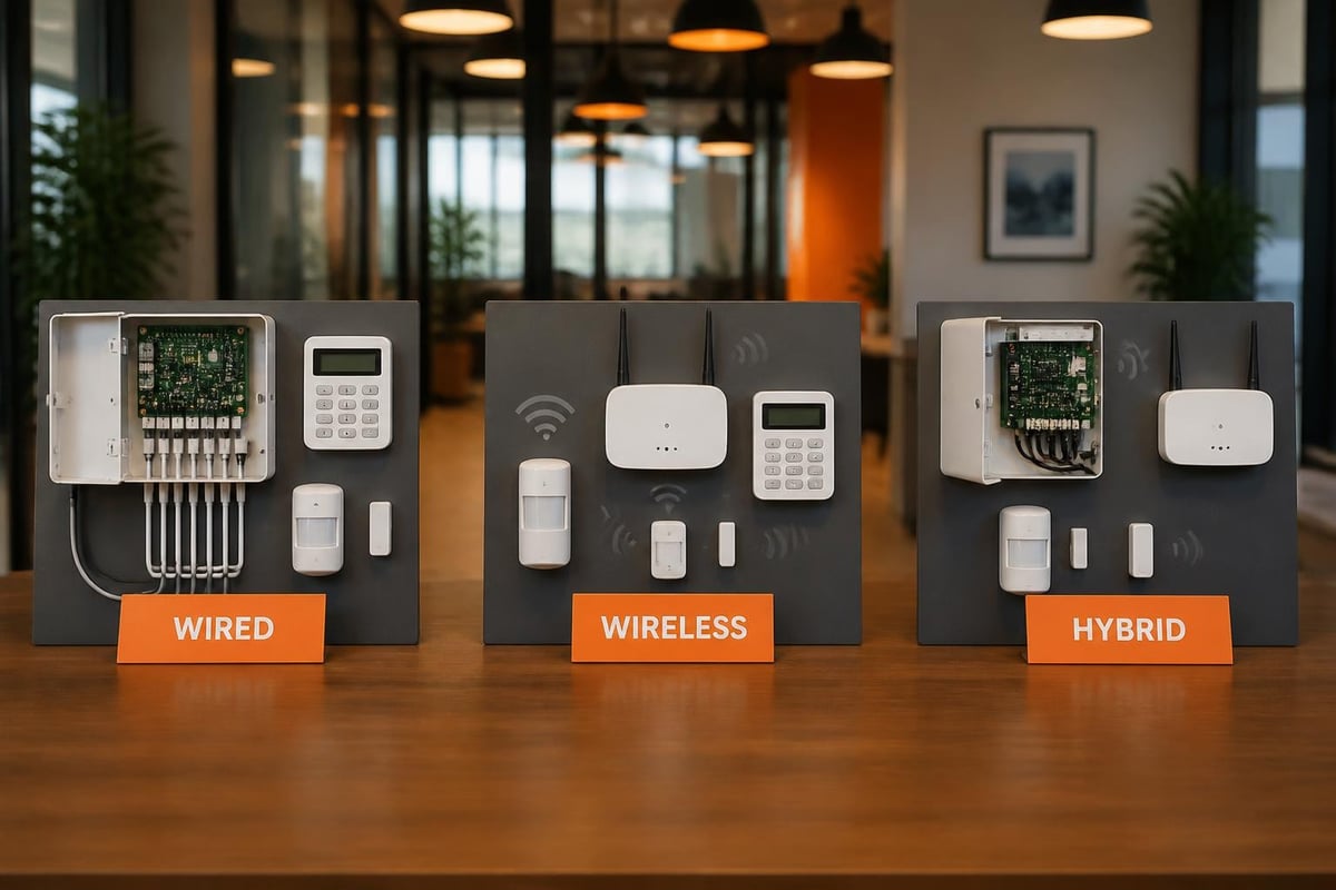 Alarm system architecture comparison