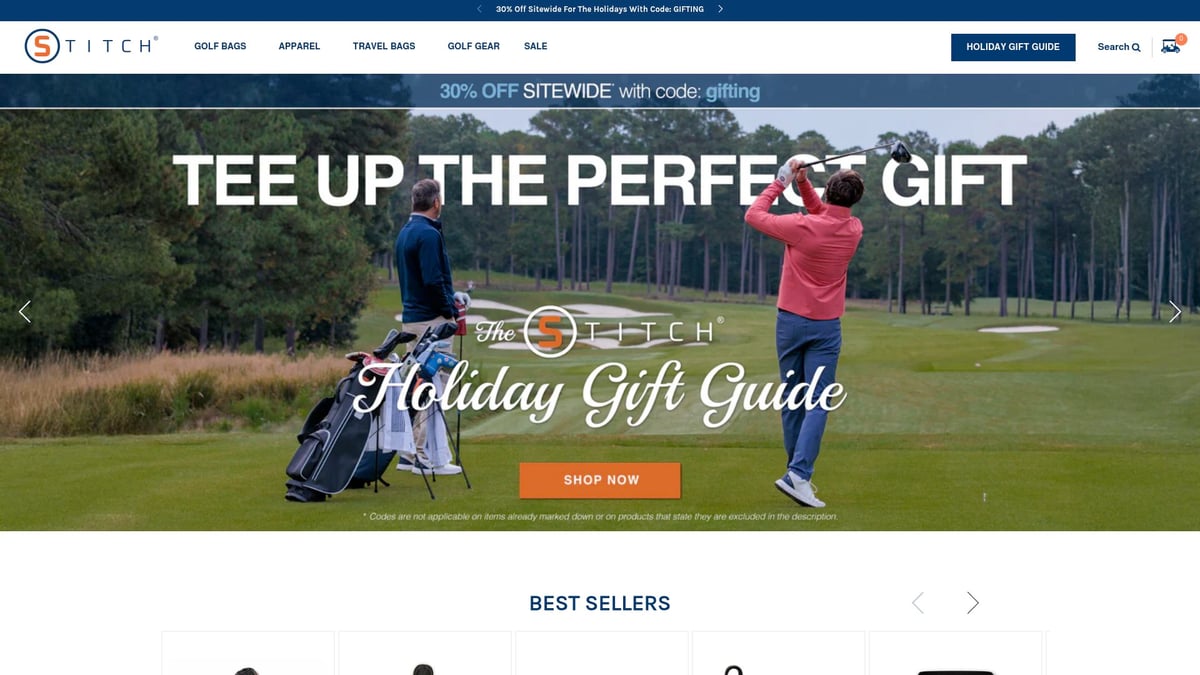 9 Must-Have Unique Golf Accessories for 2025 - Stitch SL2 Colorblock Golf Bag