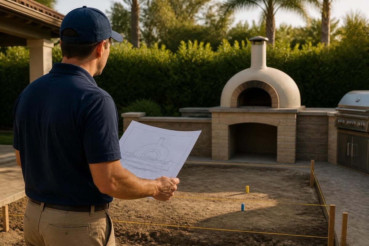 Pizza oven installation planning