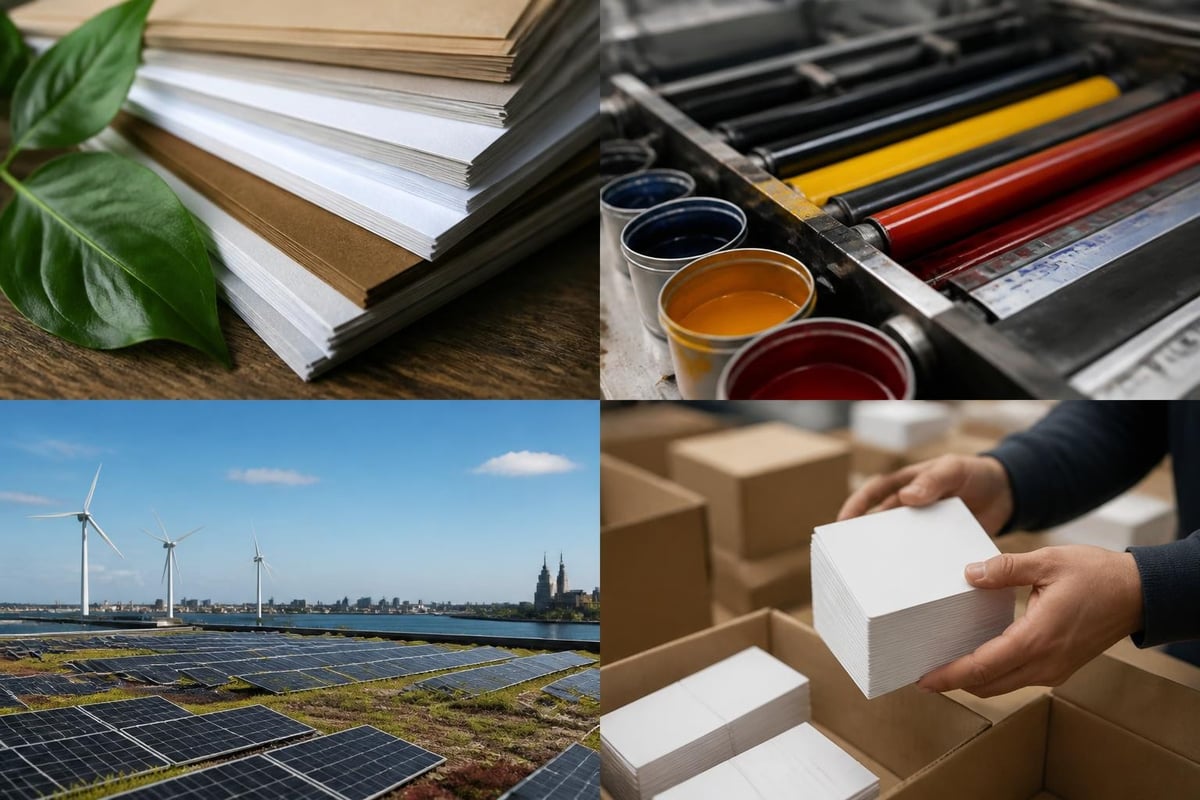 Nachhaltige Druckproduktion