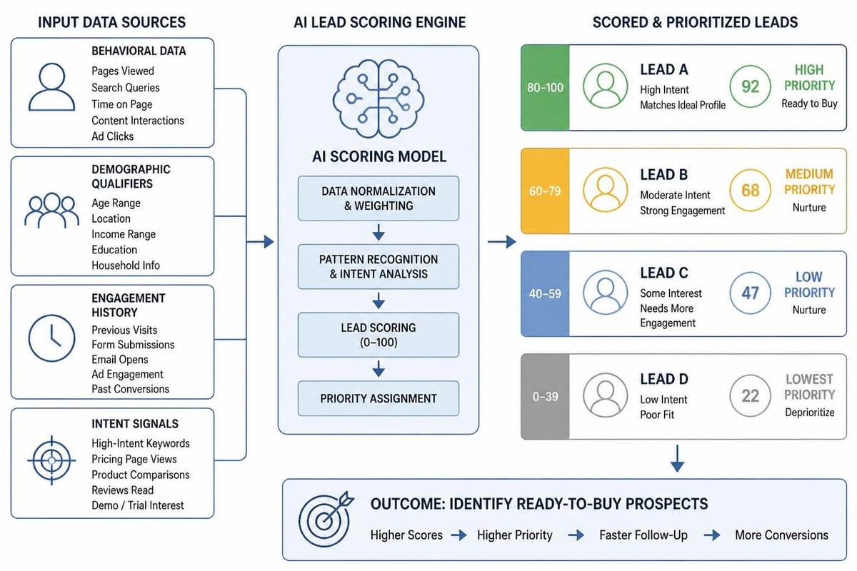 AI lead qualification process