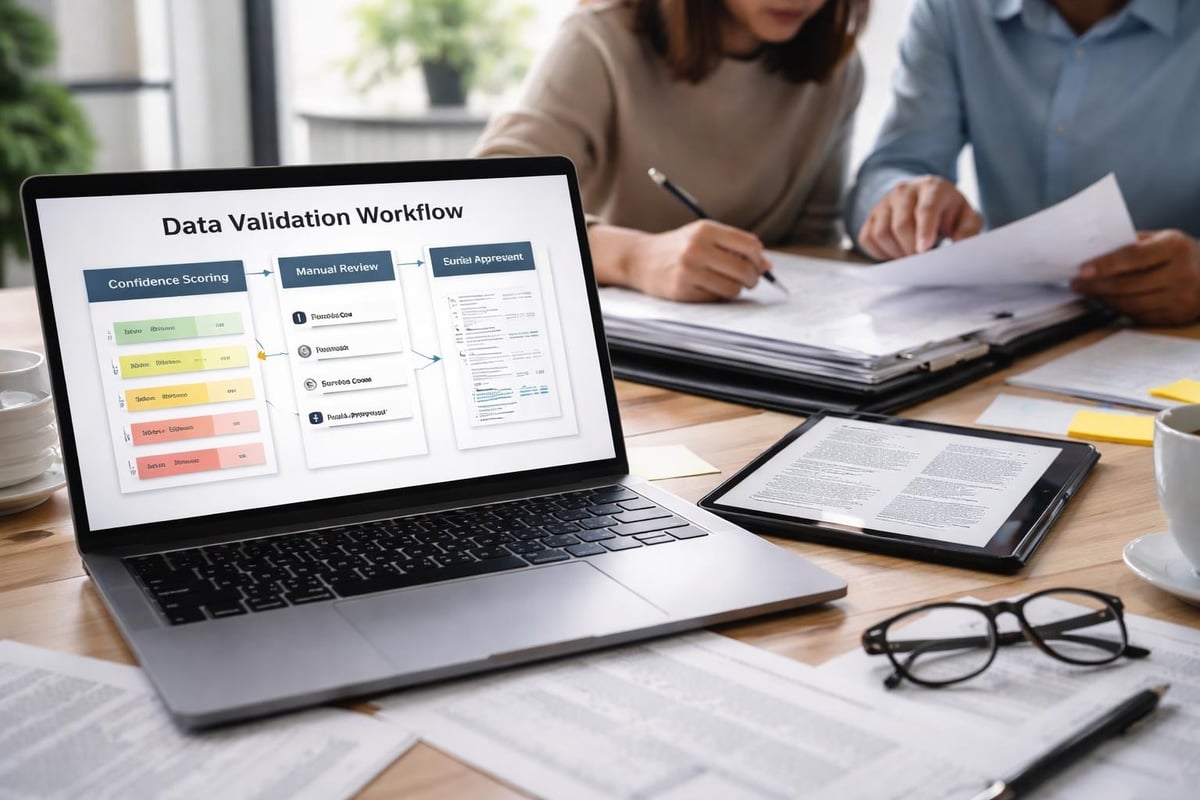 Data validation in IC memo automation