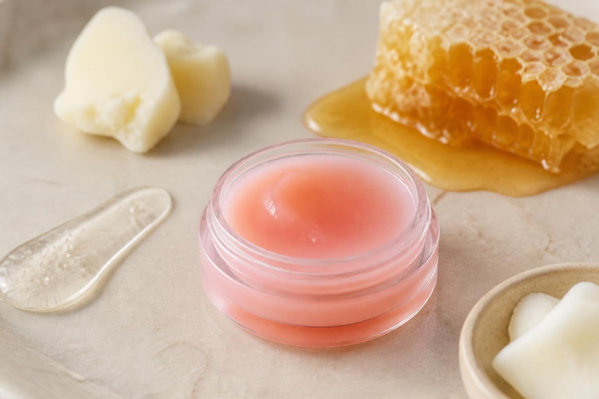 How lip masks layer humectants, emollients, and occlusives