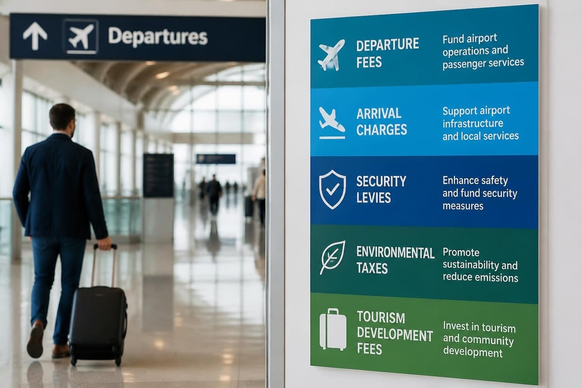 Airport tax categories breakdown
